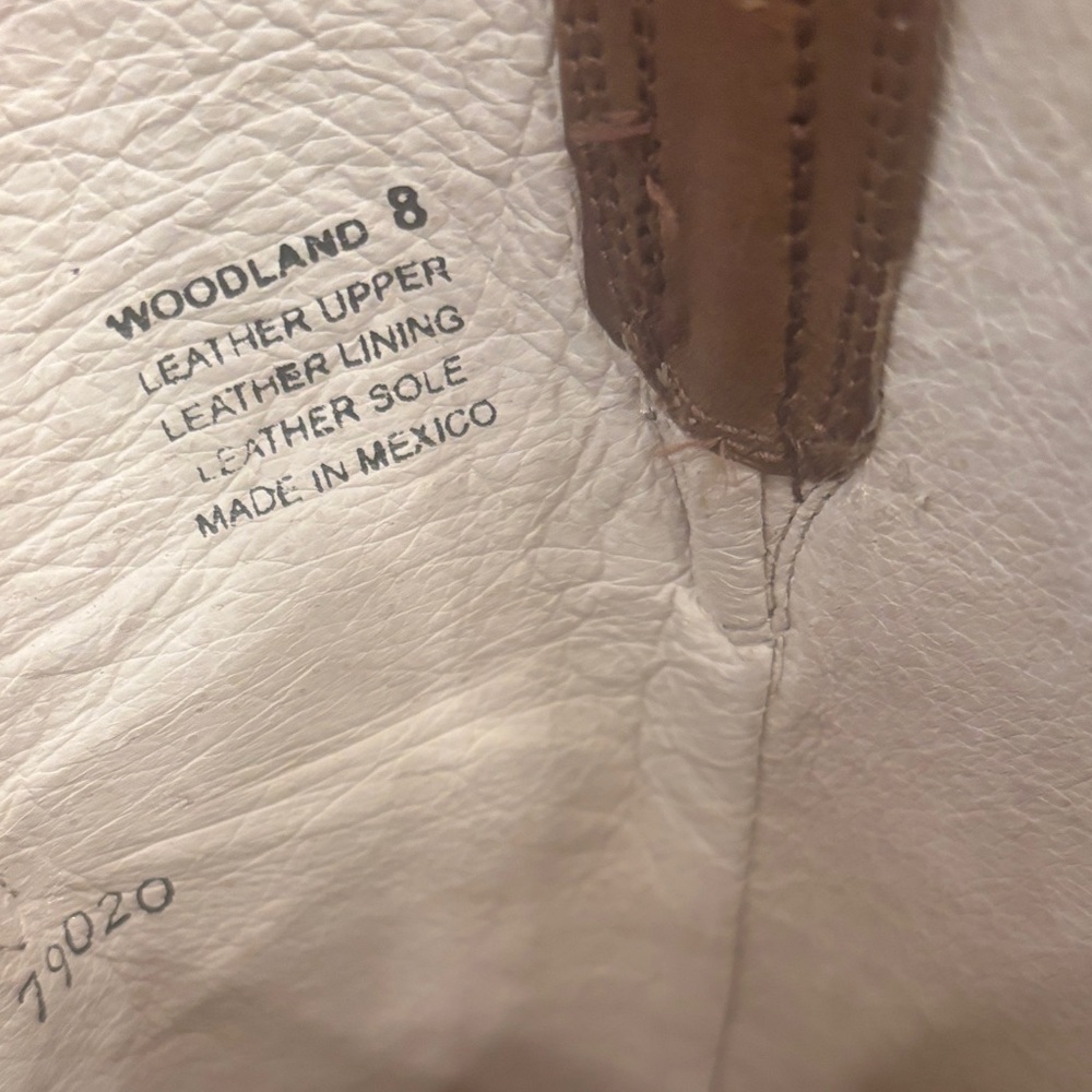 Freebird Woodland Tan Leather Cowboy Boots Size 8 - Picture 7 of 12
